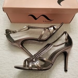 👠NINA gunmetal high heel